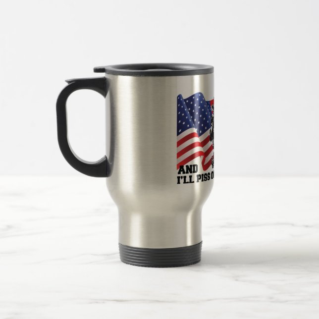 Mug De Voyage Patriote américain (Gauche)