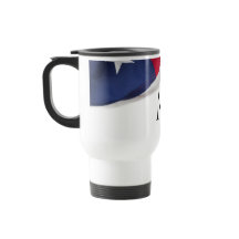 Patriotic American Flag Monogrammed Initial