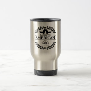 MUG DE VOYAGE PATRIOTIQUE AMÉRICAIN DIEU FAMILLE PAYS LIBERTÉ