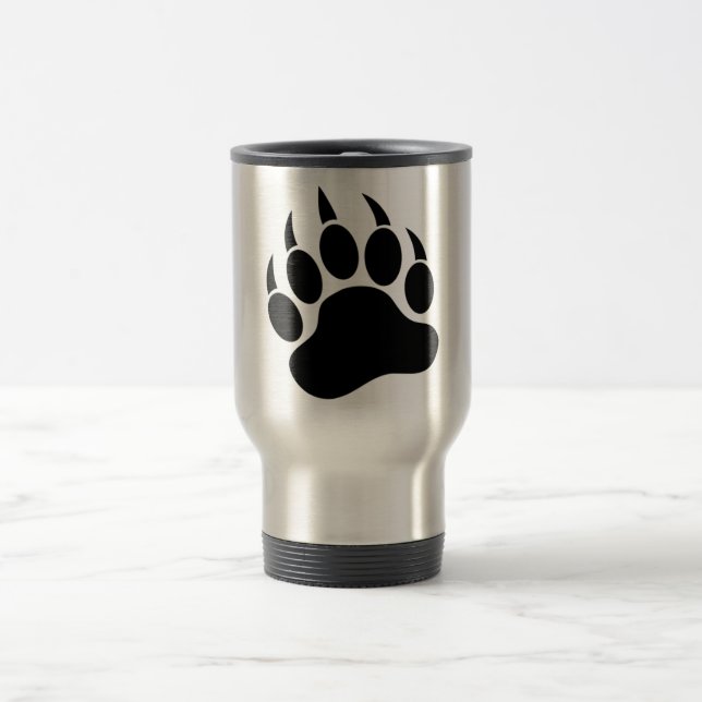 Mug De Voyage Patte d'ours noir (Centre)