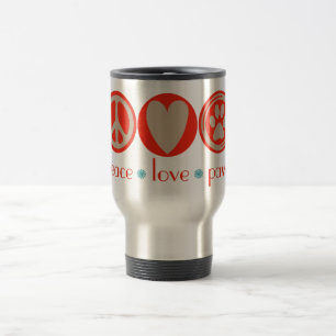 Mug De Voyage Pattes d'amour de paix