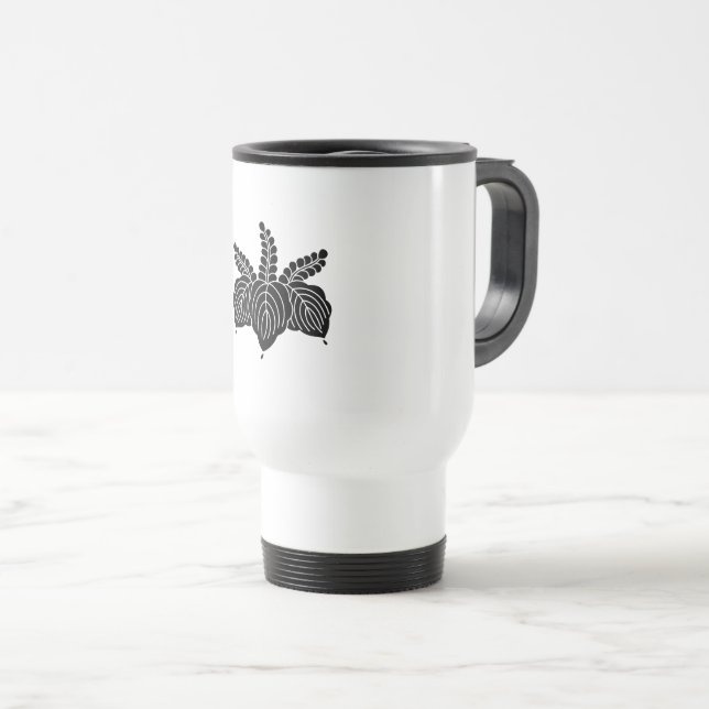 Mug De Voyage Paulownia dansante (Devant droit)