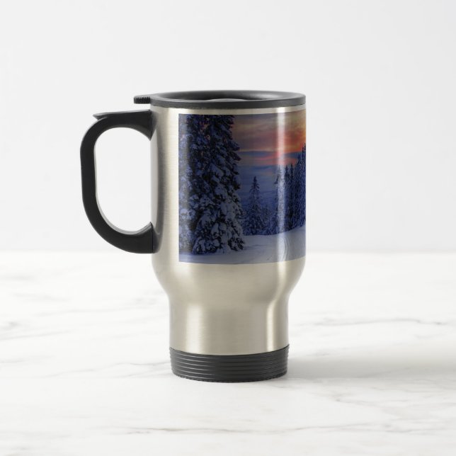 Mug De Voyage Paysage d'hiver (Gauche)