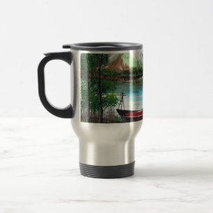 Mug De Voyage Paysage printanier dessiné à la main-24531