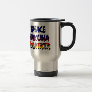 Mug De Voyage Peace Hakuna Matata Cadeaux Produits