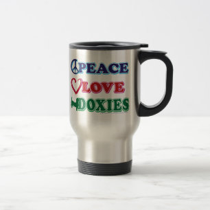 Mug De Voyage Peace Love Doxies