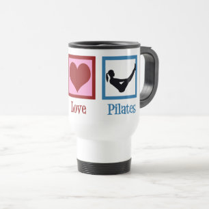 Mug De Voyage Peace Love Pilates Enseignant Cute Cadeau