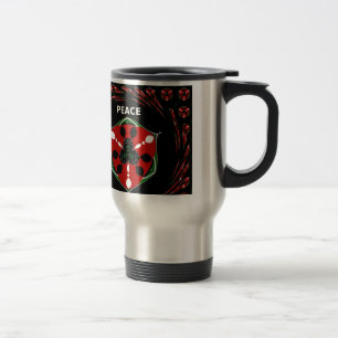 Mug De Voyage "Peace : with Shield Emblem"