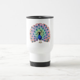 Mug De Voyage Peacock coloré