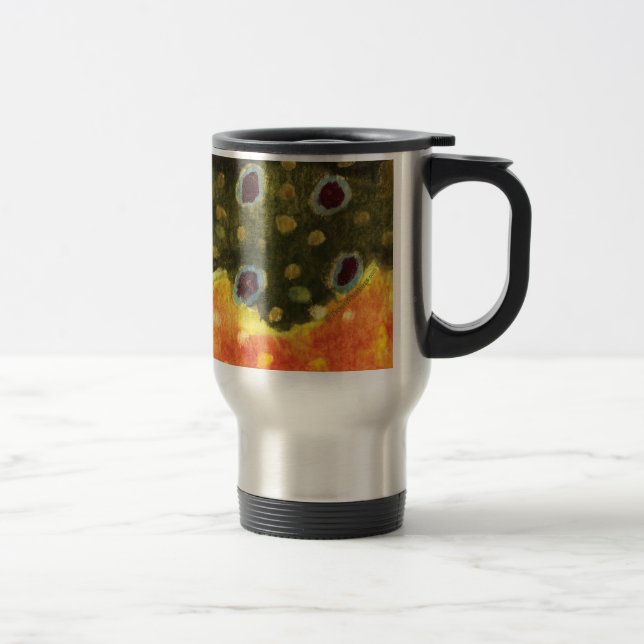 Mug De Voyage Pêche à la truite (Droit)