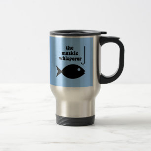 Mug De Voyage pêche de whisperer de muskie