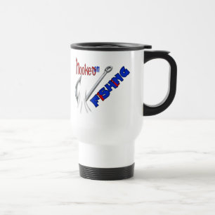 Mug De Voyage Pêche drôle accrochée sur la pêche