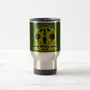 Mug De Voyage Pêche en rivière sauvage