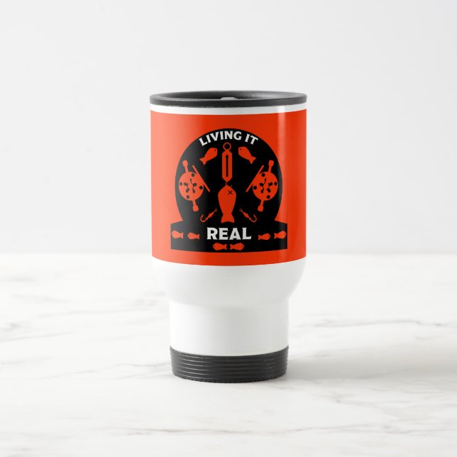 Mug De Voyage Pêche Saumon sauvage (Centre)