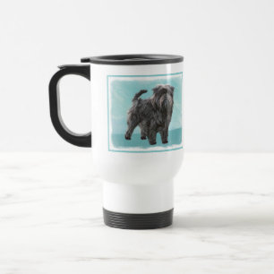 Mug De Voyage Peinture Affenpinscher - Joli art original chien