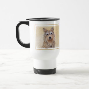 Mug De Voyage Peinture Berger Picard - Joli art original chien