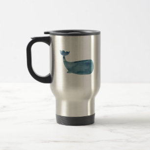 Mug De Voyage Peinture de baleines nautiques