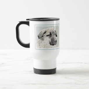 Mug De Voyage Peinture de bergers anatolien - Art original de ch