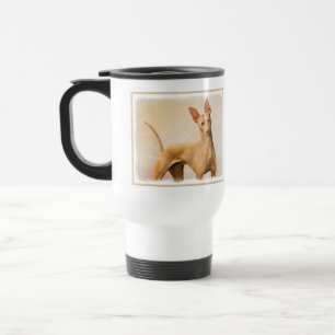 Mug De Voyage Peinture de Cirneco dell'Etna - Art original de ch