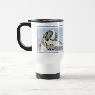 Mug De Voyage Peinture de St Bernard - art original mignon de