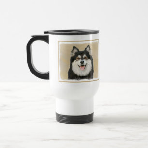 Mug De Voyage Peinture Lapphund Finlandaise - Joli art original