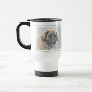 Mug De Voyage Peinture Leonberger - Joli art original chien
