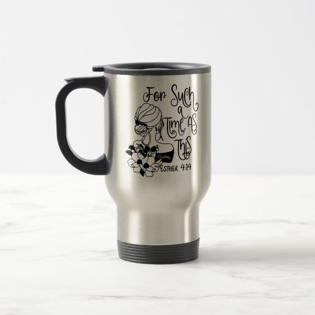 Mug De Voyage Pendant Une Époque Où Cette Esther A Personnalisé  (Gauche)