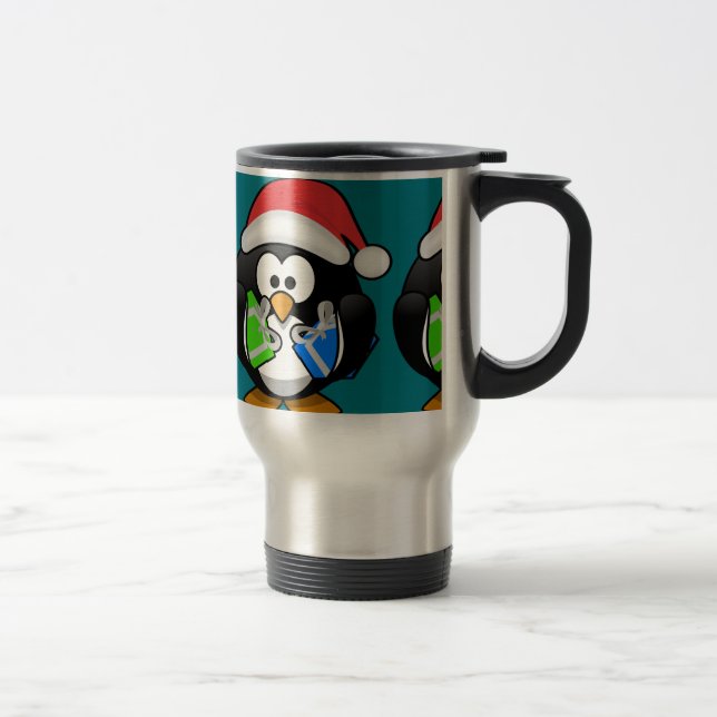 Mug De Voyage Penguin avec cadeaux (Droit)