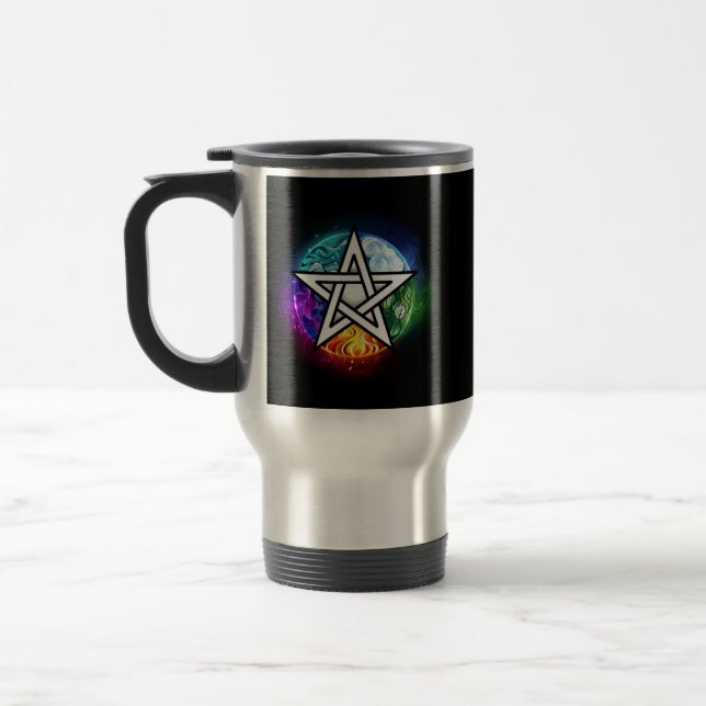 Mug De Voyage pentagramme du Wiccan (Gauche)
