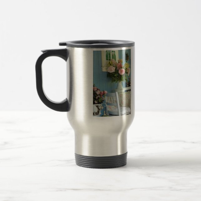 Mug De Voyage Peonies victoriennes - Le vignoble de Martha (Gauche)