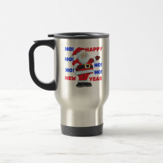 Mug De Voyage PÈRE NOËL DIT : HEUREUX NOUVEL AN. Oh ! Oh ! Oh !