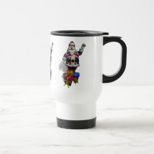 Mug De Voyage Père Noël du Royaume-Uni