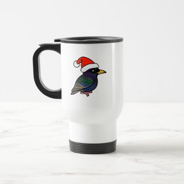 Mug De Voyage Père Noël European Starling (Gauche)