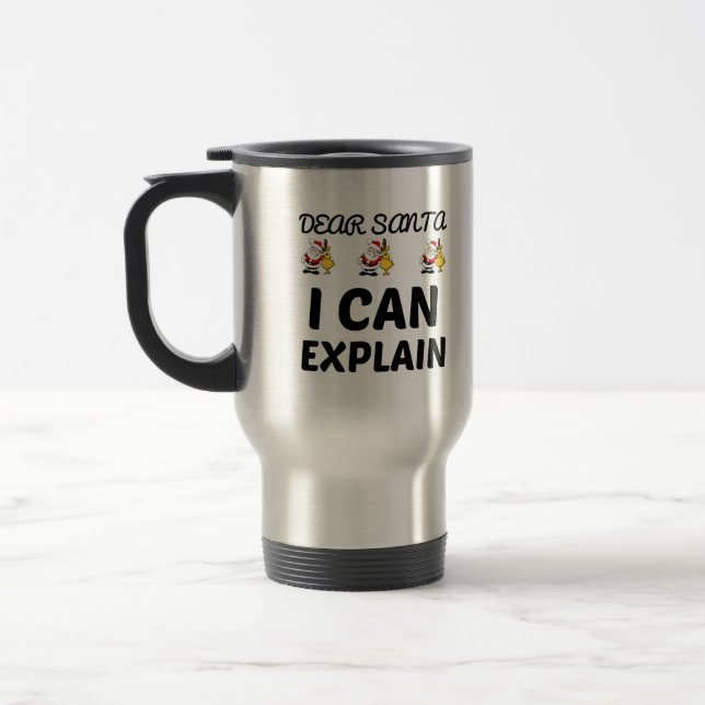 MUG DE VOYAGE PÈRE NOËL I CAN EXPLICATION (Gauche)