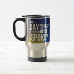 Mug De Voyage Période de questions et réponses après que j'ai pa