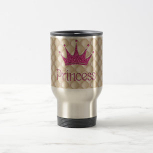 Mug De Voyage Perles Chic Charmantes ,Tiare, Princesse,Pailleté