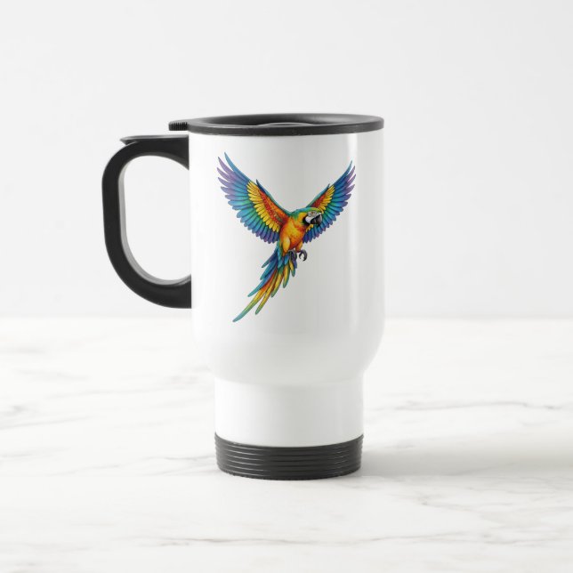 Mug De Voyage Perroquet (Gauche)