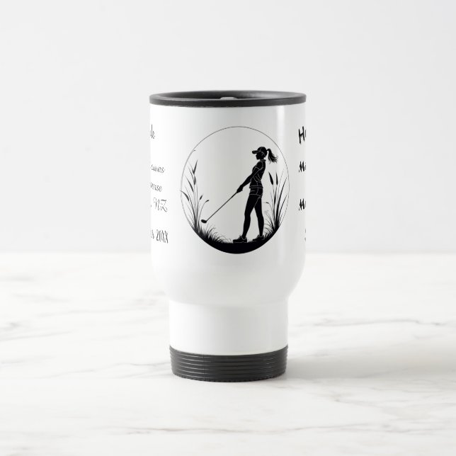 Mug De Voyage Personalised Custom Golf Hole in 1 (Centre)