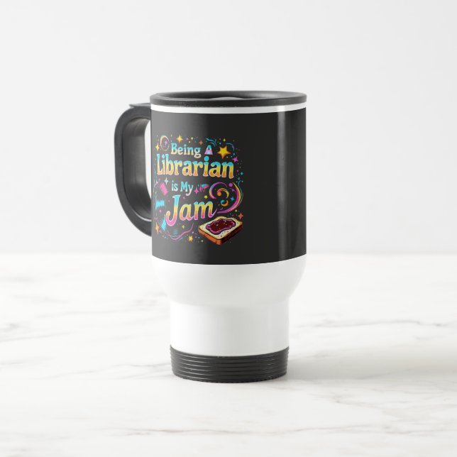 Mug De Voyage Personalized Librarian Gift (Devant gauche)