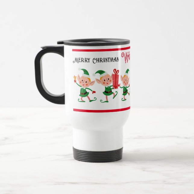 Mug De Voyage Personnalisé Avec Vos Enfants Nom *Chocolat Chaud* (Gauche)