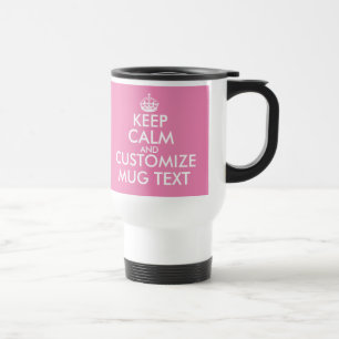 Mug De Voyage Personnalisé Conserver le café calme pour aller tr