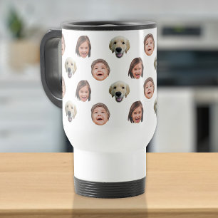 Mug De Voyage Personnalisé Cute Face 3 Photos