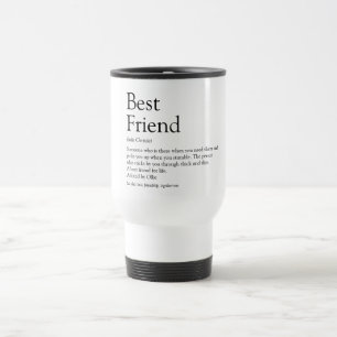 Mug De Voyage Personnalisé Définition de votre meilleur ami amus