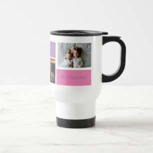 Mug De Voyage Personnalisé Noël 3 Photo grand-mère personnali