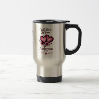 Mug De Voyage Personnalisé Notre première journée de Valentines