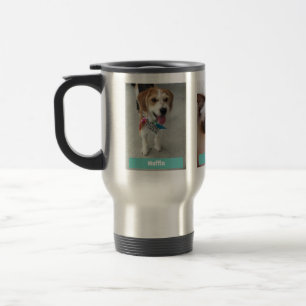 Mug De Voyage Personnaliser 3 animaux de compagnie Photos et nom