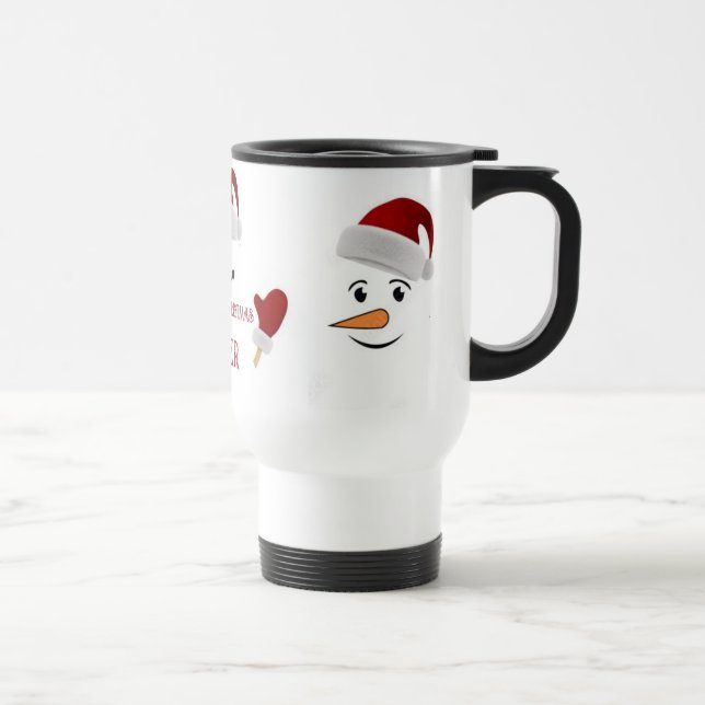 Mug De Voyage Personnaliser avec votre enfant Nom! Chocolat chau (Droite)