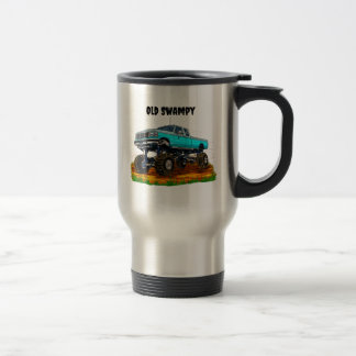 Mug De Voyage Personnaliser Camion Vintage Avec Un Énorme Ascens
