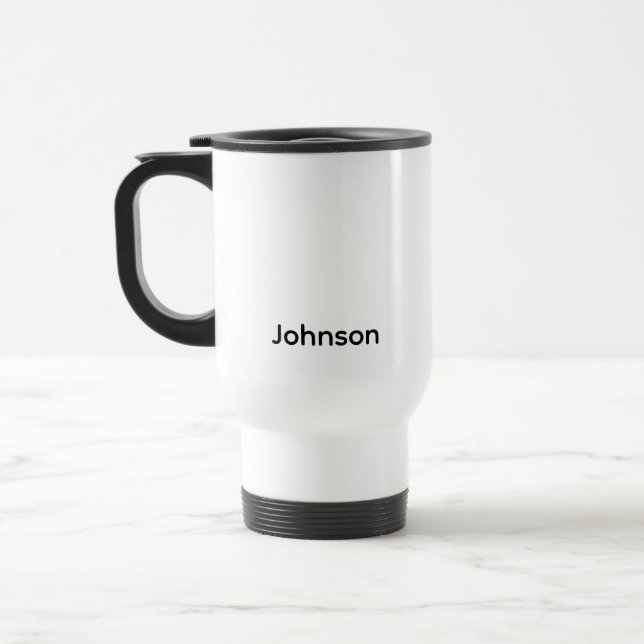 Mug De Voyage Personnaliser le nom (Gauche)