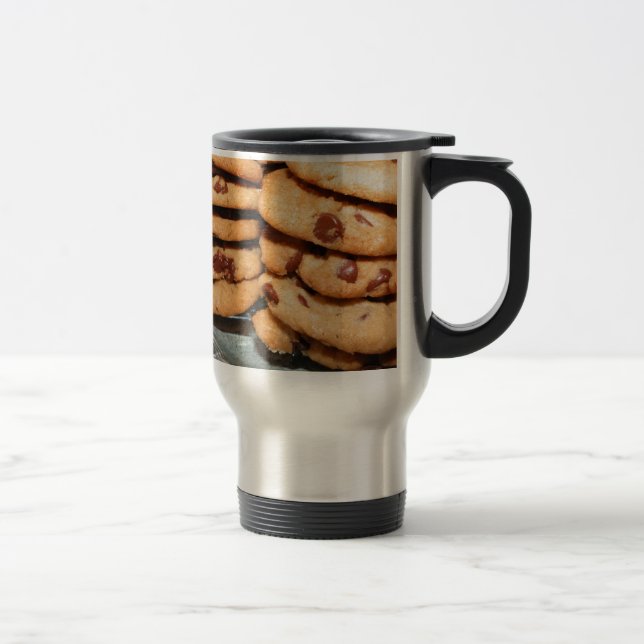 Mug De Voyage Personnaliser les biscuits dessert chocolat pépite (Droit)